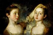 Thomas Gainsborough Mary and Margaret Gainsborough, the artist's daughters oil painting artist